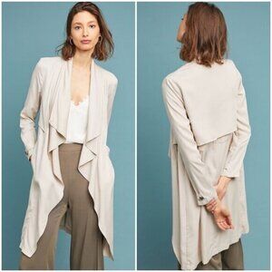 Cupcakes and Cashmere Angela Draped Trench - Size XS